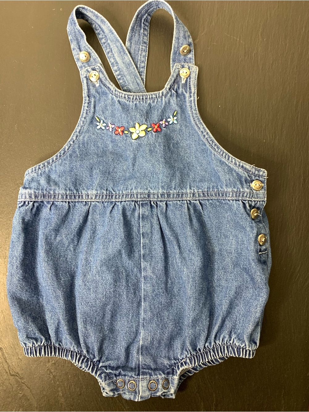 Vintage Carter's Denim Bubble Romper – 24 Months 🌼